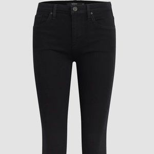 Hudson Nico Mid-Rise Super Skinny Jean in Black